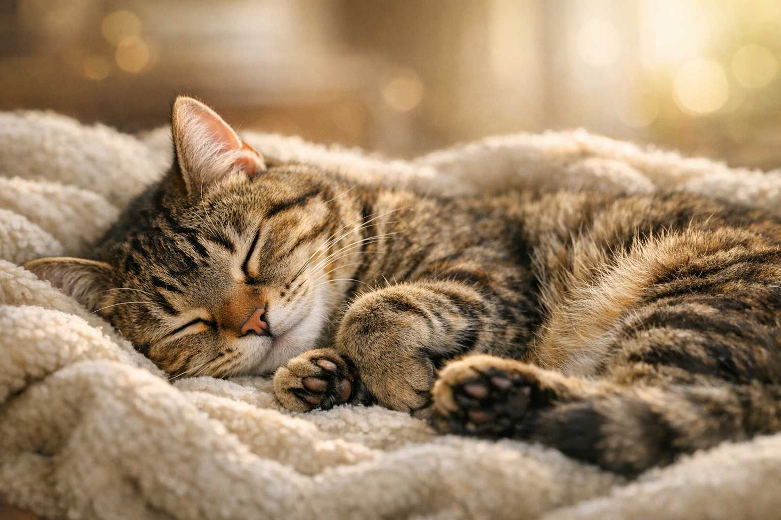 Sommeil paradoxal chez les chats : guide complet sur les cycles de sommeil