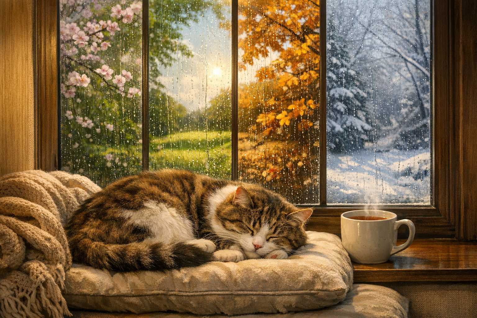 L'Impact de la Météo sur le Sommeil des Chats : Guide Saisonnier Complet