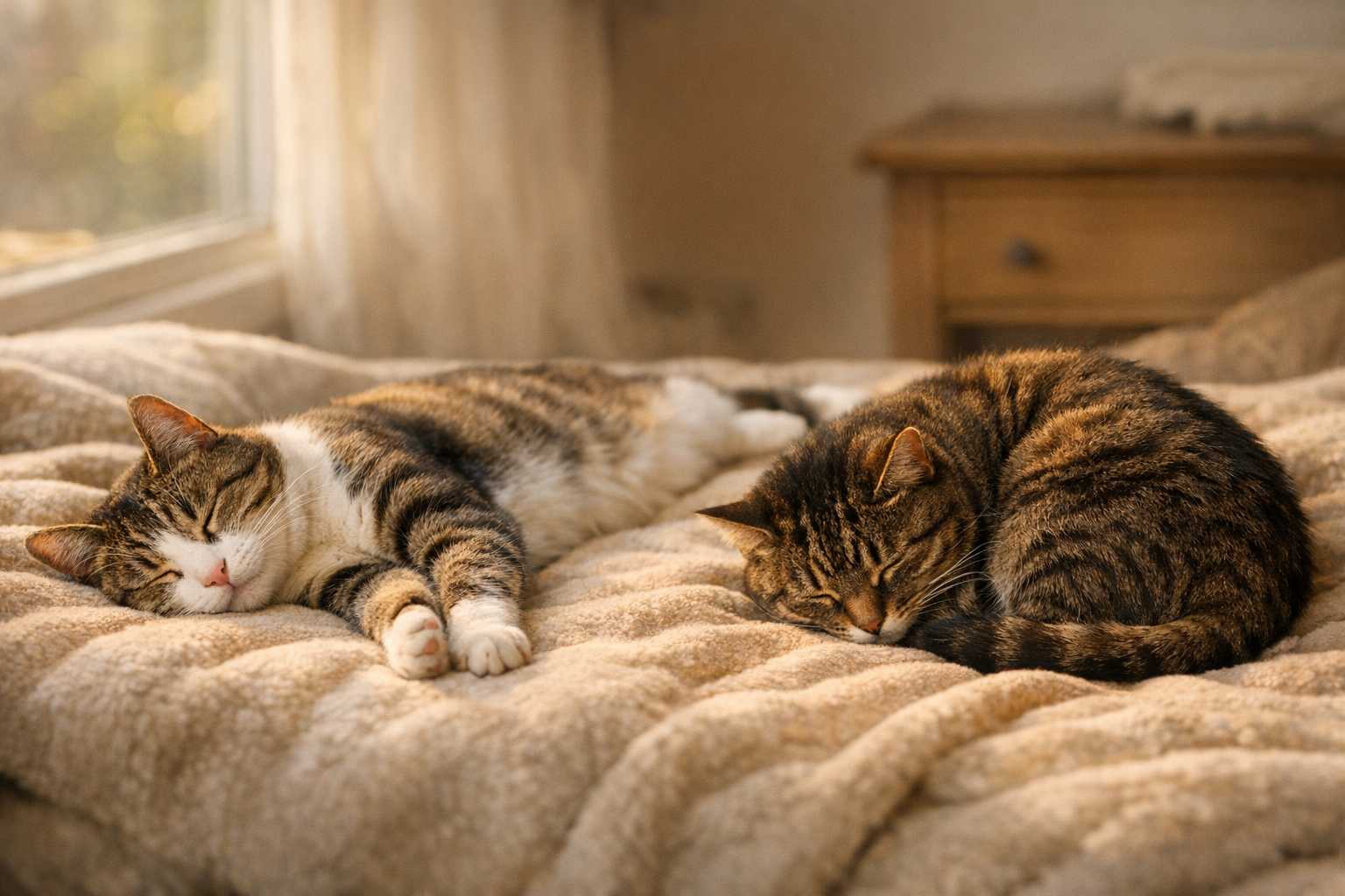 Positions de Sommeil des Chats et Douleur : Décoder les Signes d'Inconfort