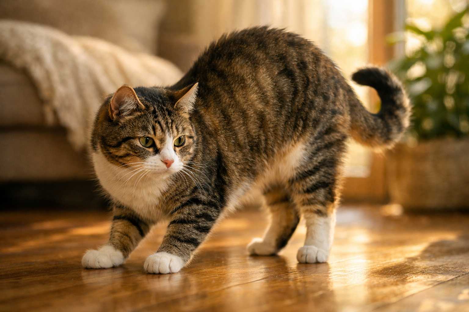 Pourquoi les chats arquent-ils le dos ? Guide complet sur leur langage corporel