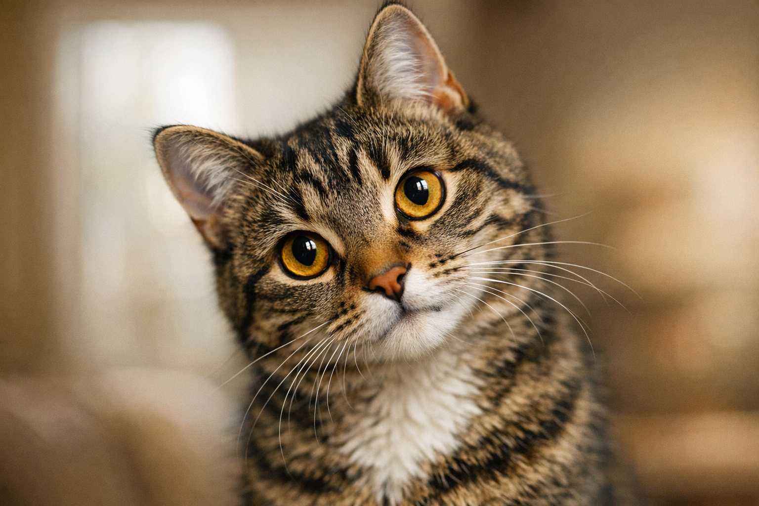 Pourquoi Mon Chat Incline-t-il la Tête ? Significations et Signaux d'Alerte