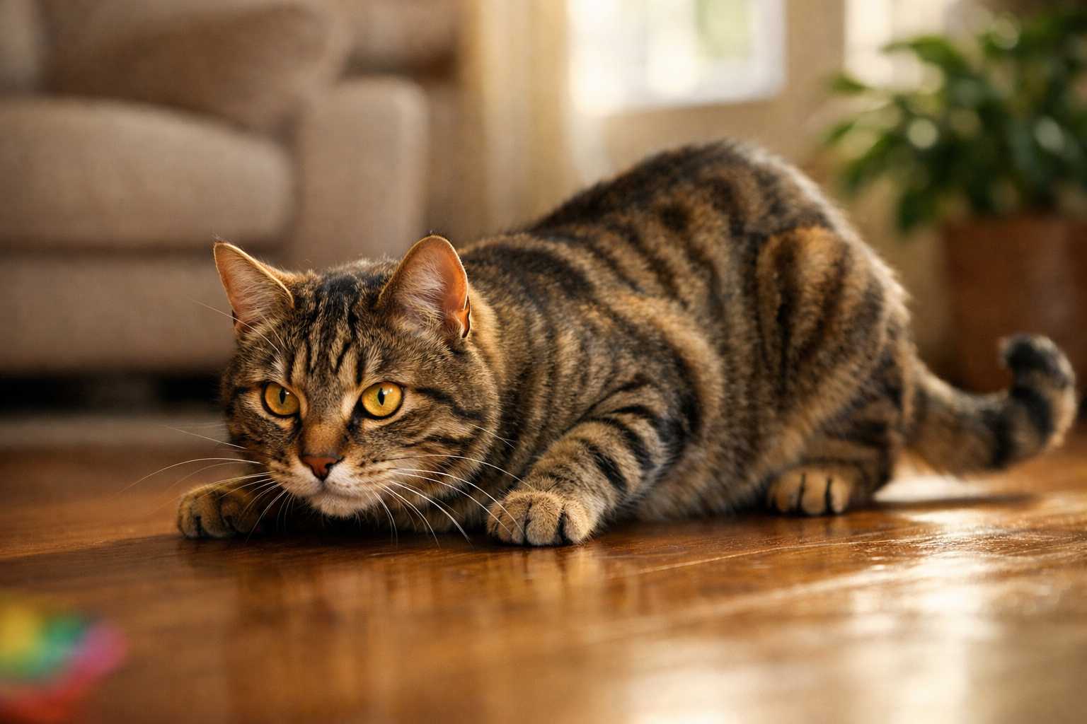 Pourquoi les chats remuent-ils les hanches avant de bondir ?