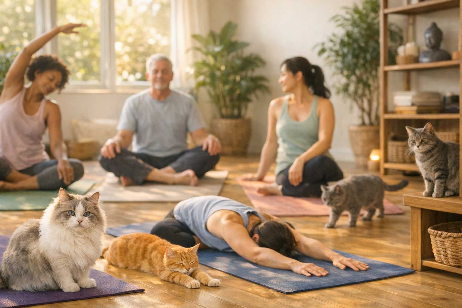 Cours de Cat Yoga Près de Chez Moi : Trouver des Événements en 2024