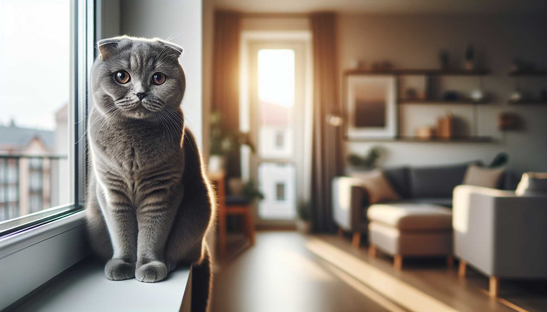 Le Scottish Fold : Une Race Idéale pour la Vie en Appartement