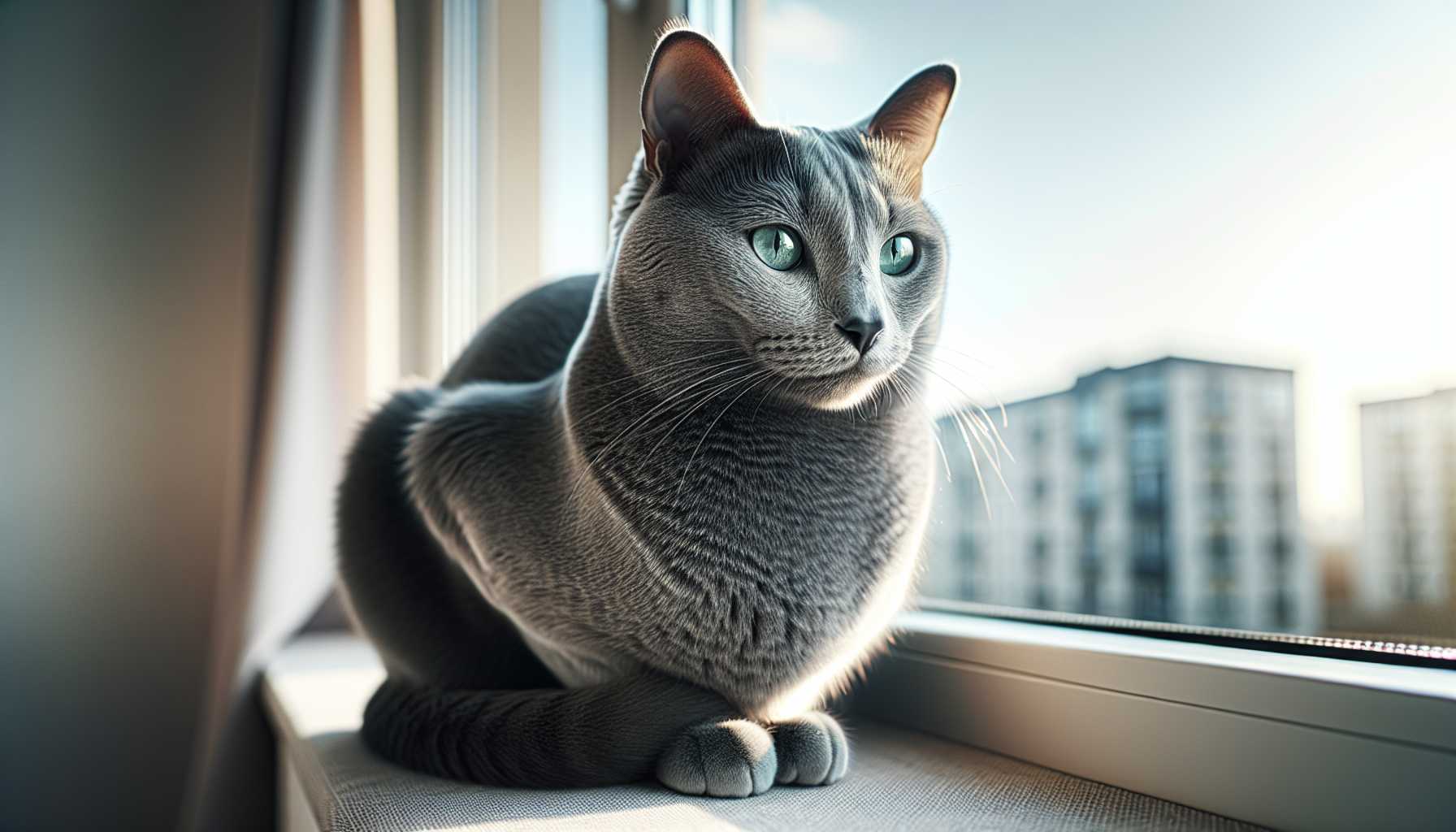 Le Chat Bleu Russe : Le Compagnon Parfait pour Appartement