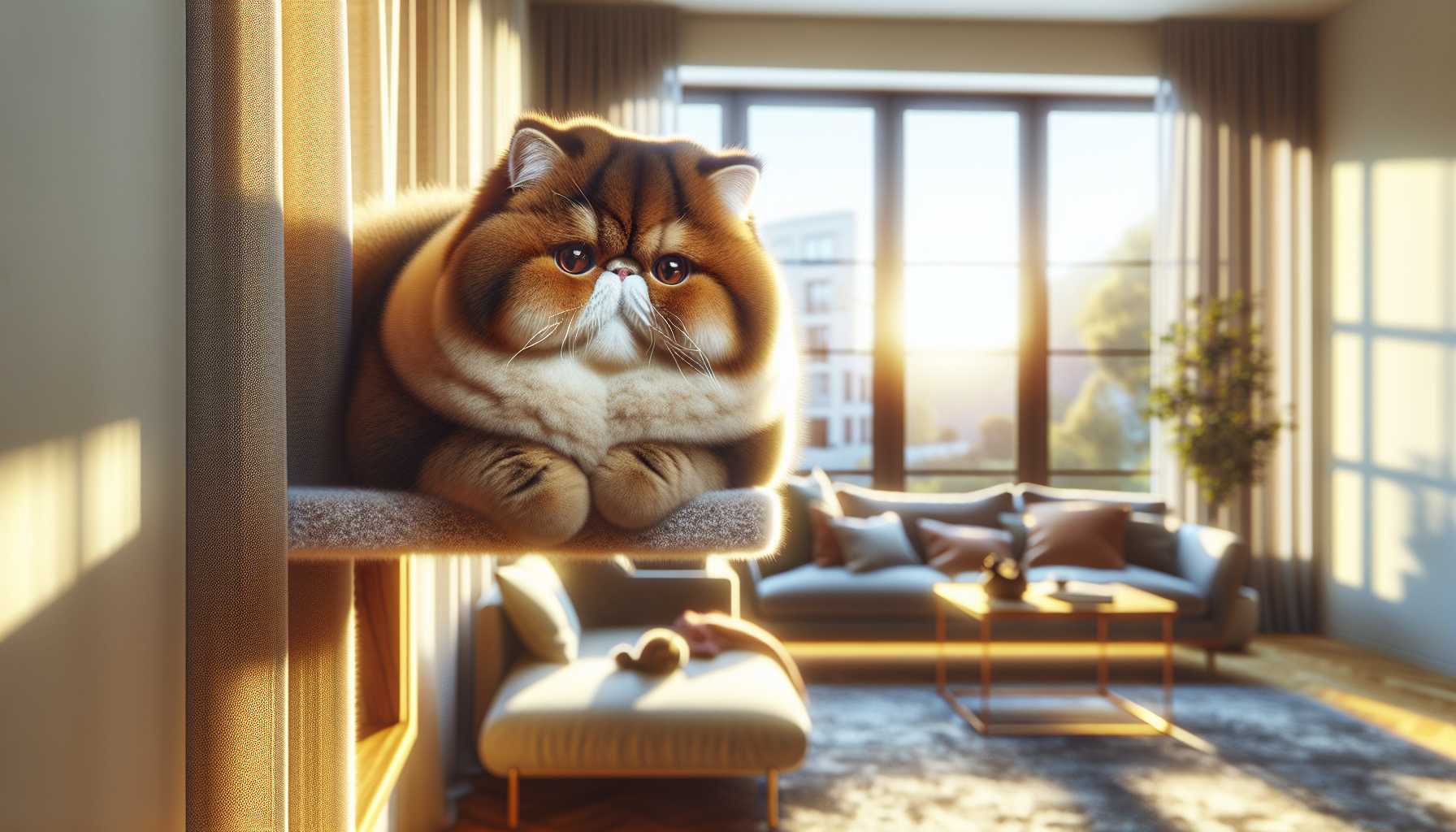 L'Exotic Shorthair : Un Chat Parfait pour la Vie en Appartement