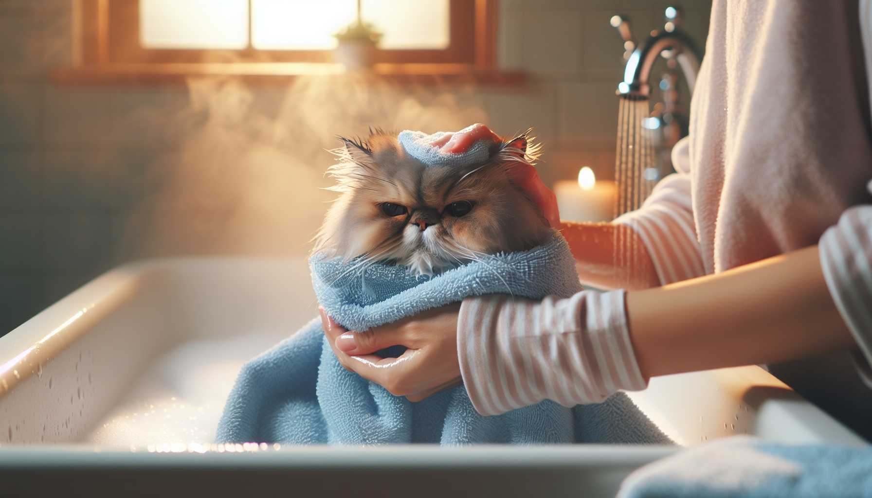 10 Méthodes Efficaces pour Sécher son Chat après le Bain