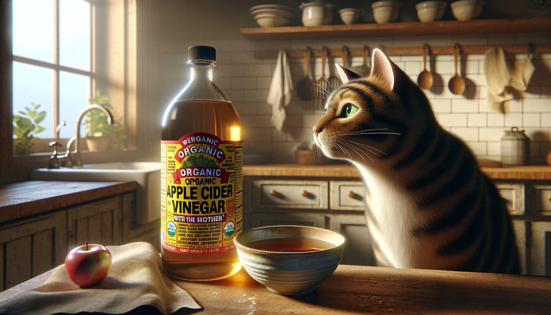 Vinaigre de cidre pour chats : Guide complet des bienfaits naturels