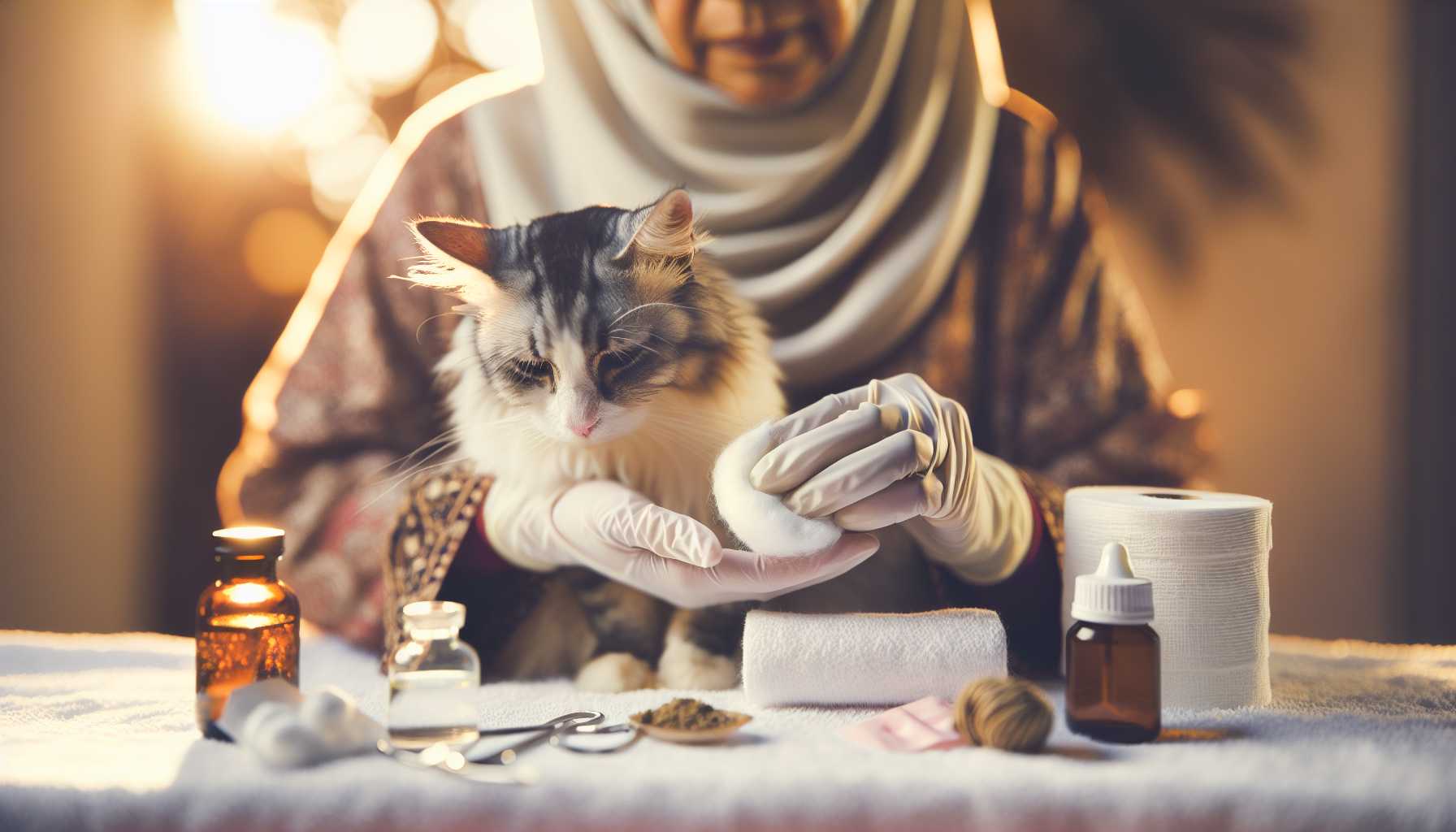 Guide de traitement naturel des plaies chez les chats : soins à domicile