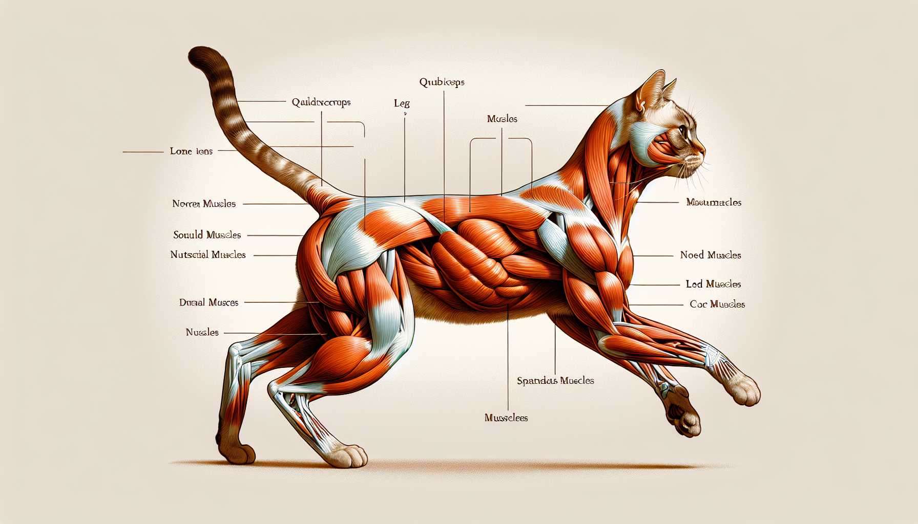 Anatomie des muscles du chat : Guide complet de leur structure physique