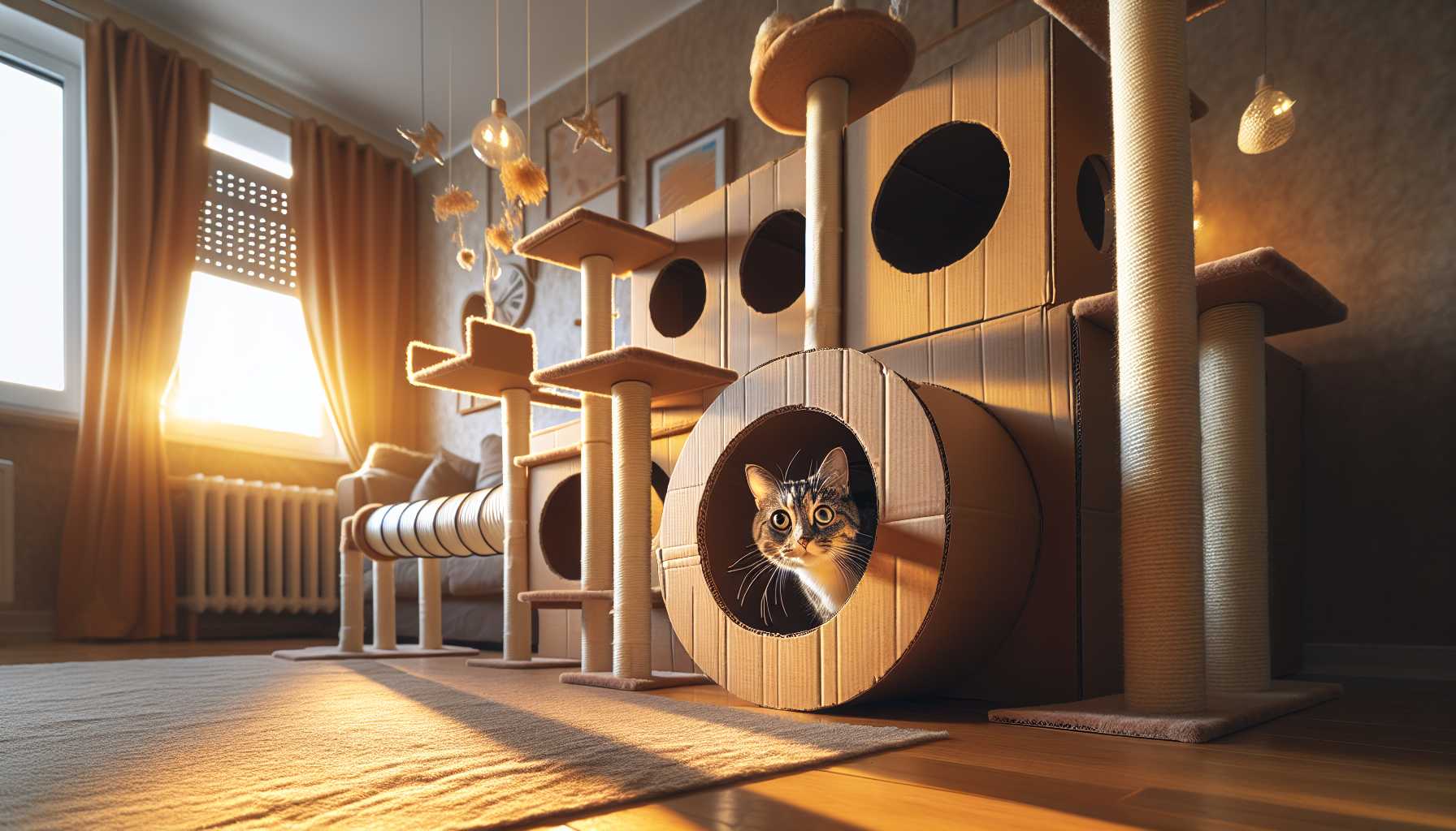 Guide des Tunnels DIY pour Chats : Construisons une Aire de Jeux Aventure