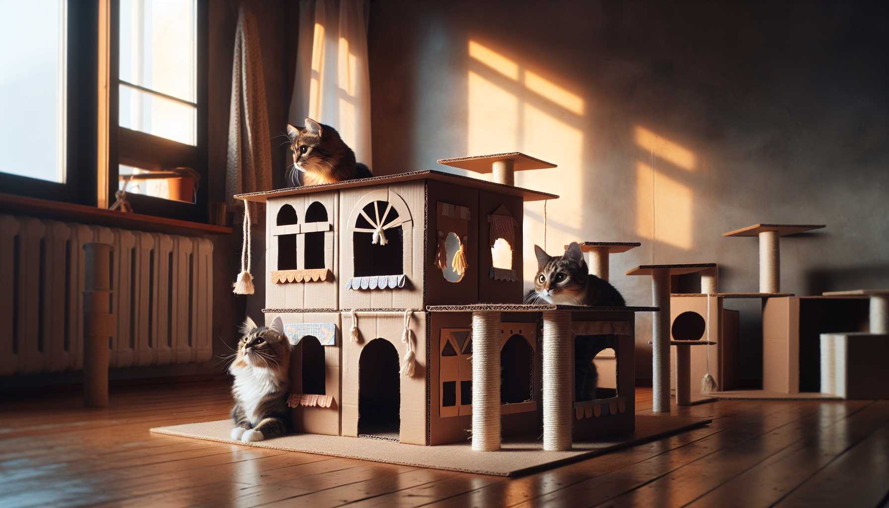 Fabriquer une Maison de Jeu en Carton pour Chat : Guide DIY Complet