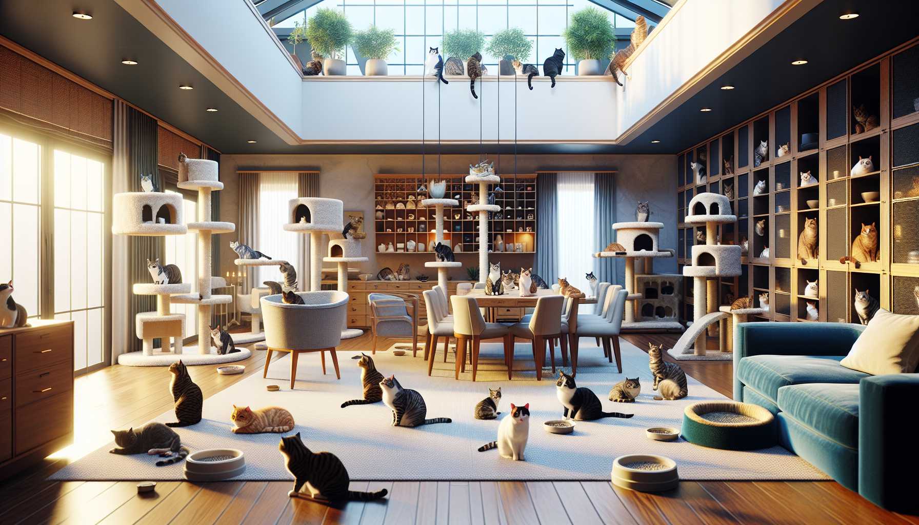 Gérer le Territoire pour Minimiser les Conflits dans les Foyers avec Plusieurs Chats