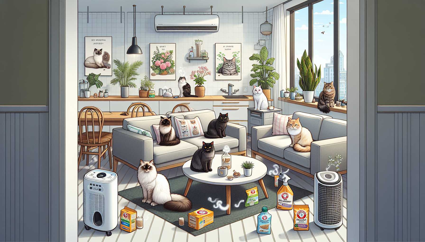 Meilleurs Désodorisants pour Maisons avec Plusieurs Chats : Guide Complet 2024