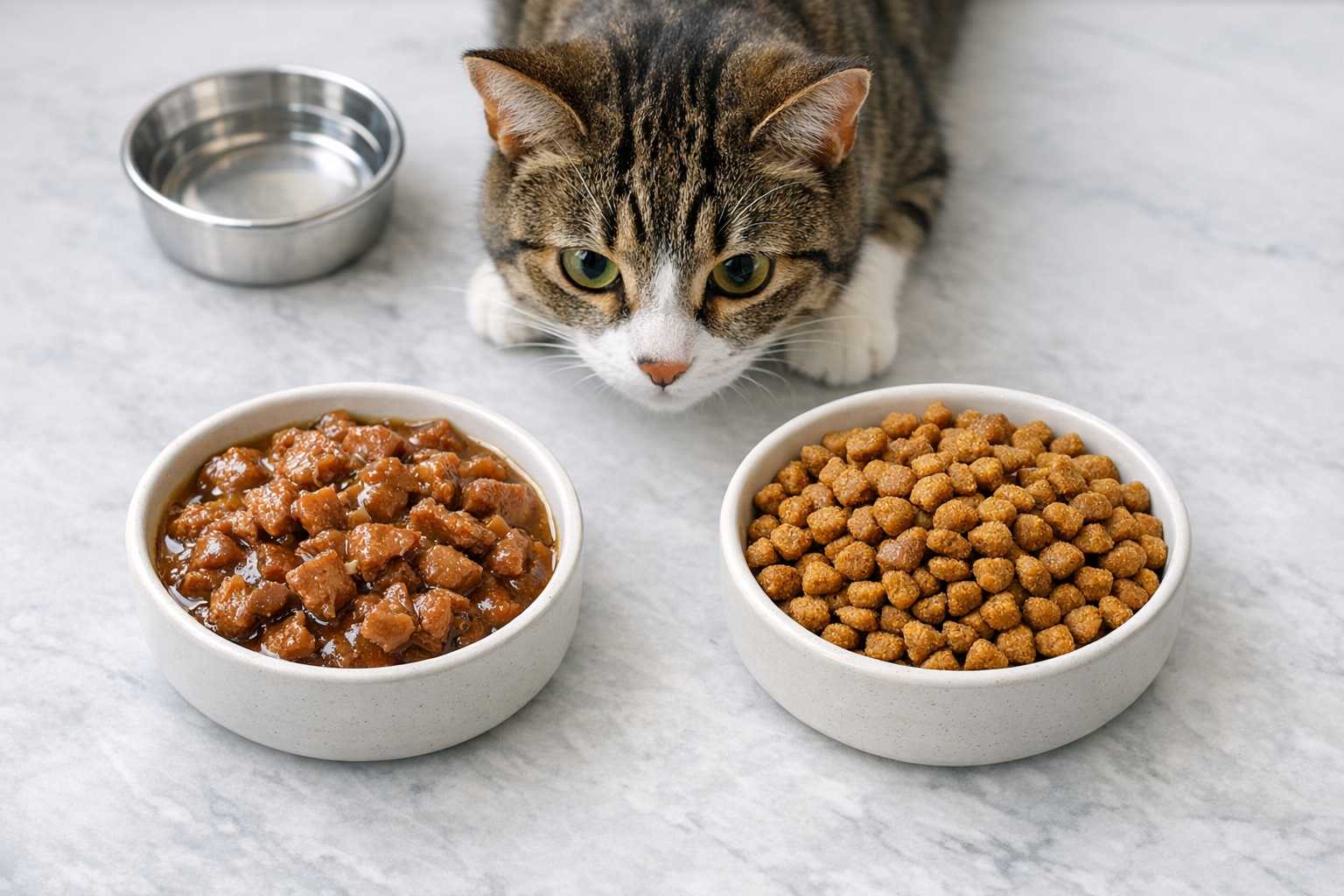 Nourriture Humide vs Nourriture Sèche pour Chats : Analyse Nutritionnelle Complète