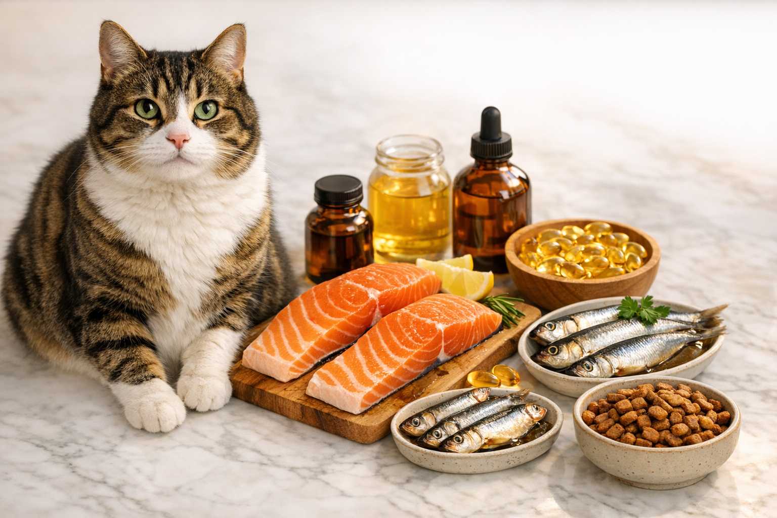 Guide Nutritionnel Complet sur les Acides Gras Oméga pour les Chats