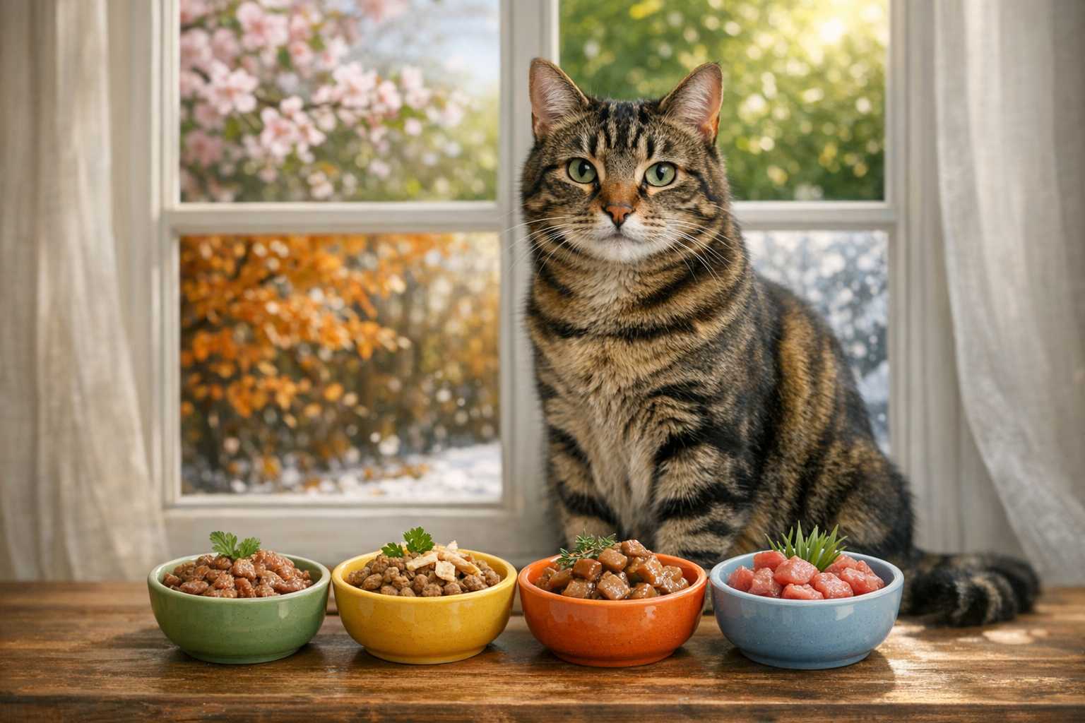 Adapter la Nutrition de Votre Chat au Fil des Saisons
