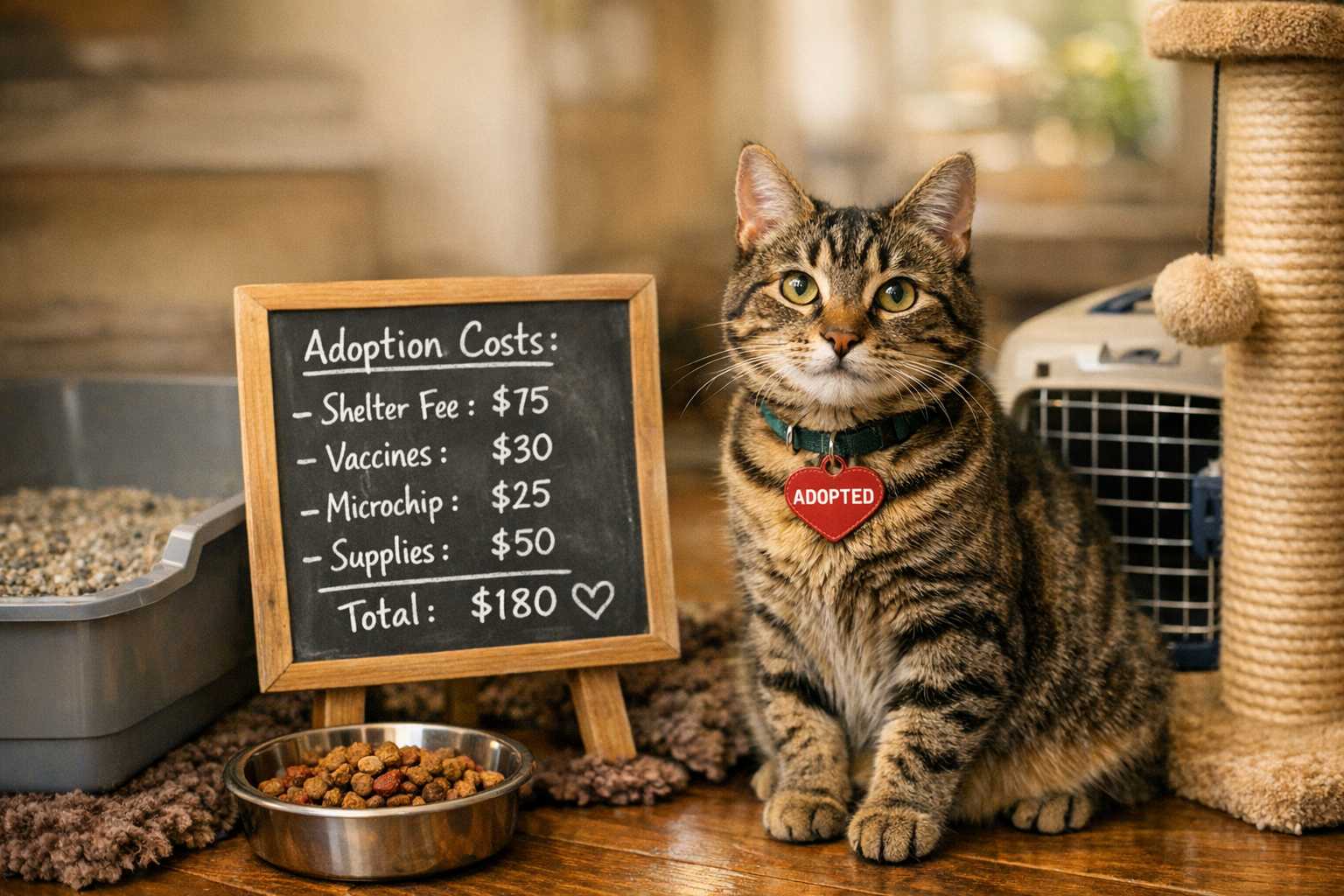 Coûts d'Adoption d'un Chat de Refuge : Guide Budgétaire Complet