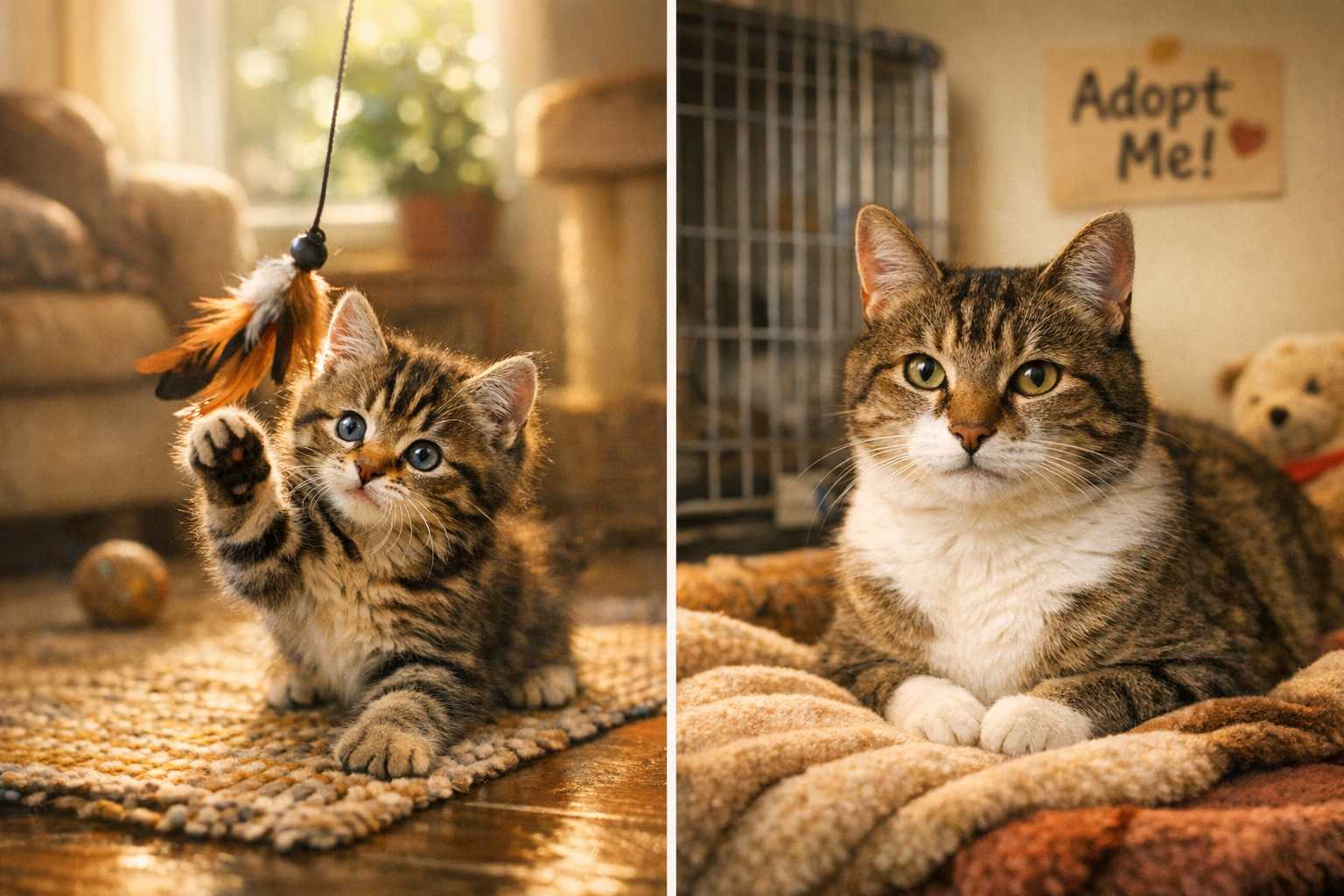 Adopter un Chaton Sauvé ou un Chat Adulte : Guide Complet pour Faire le Bon Choix
