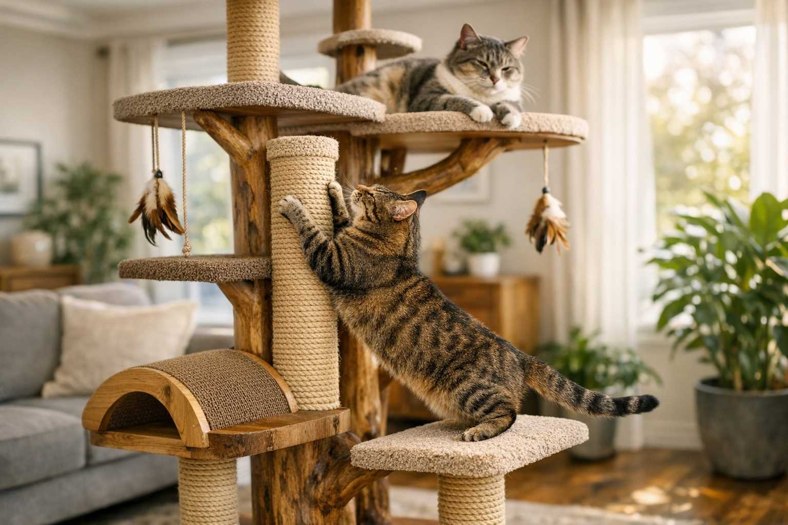 Le Guide Ultime pour Concevoir une Station de Griffage Multi-Surfaces pour Chat