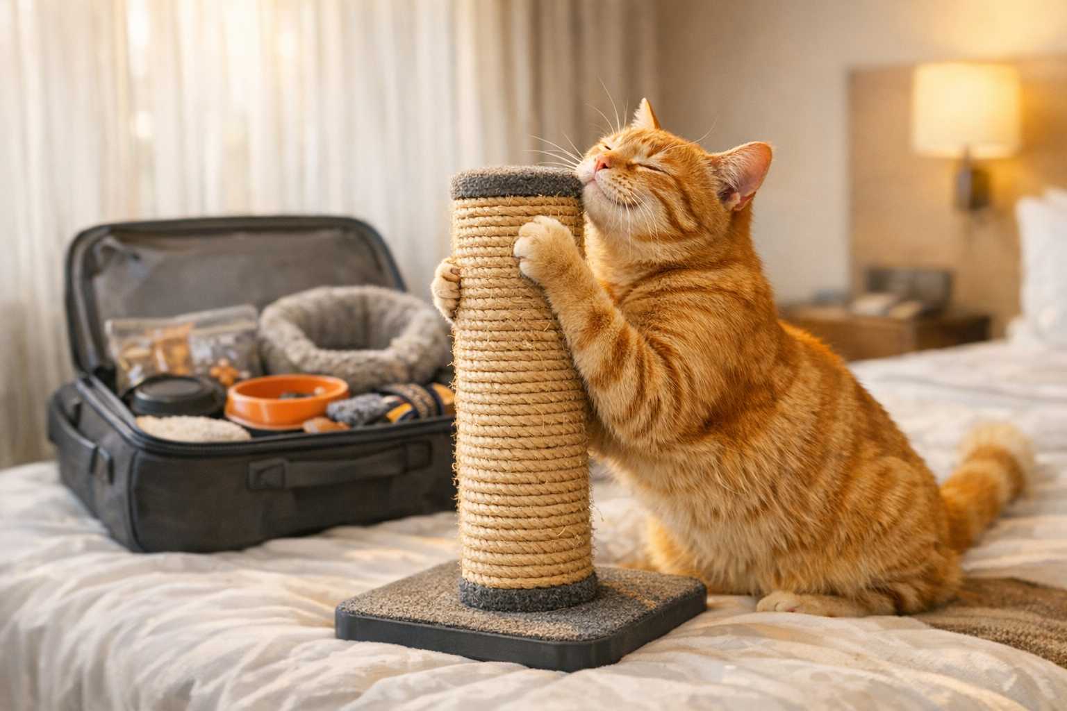Griffoirs portables pour chats : Les meilleures solutions nomades en 2026