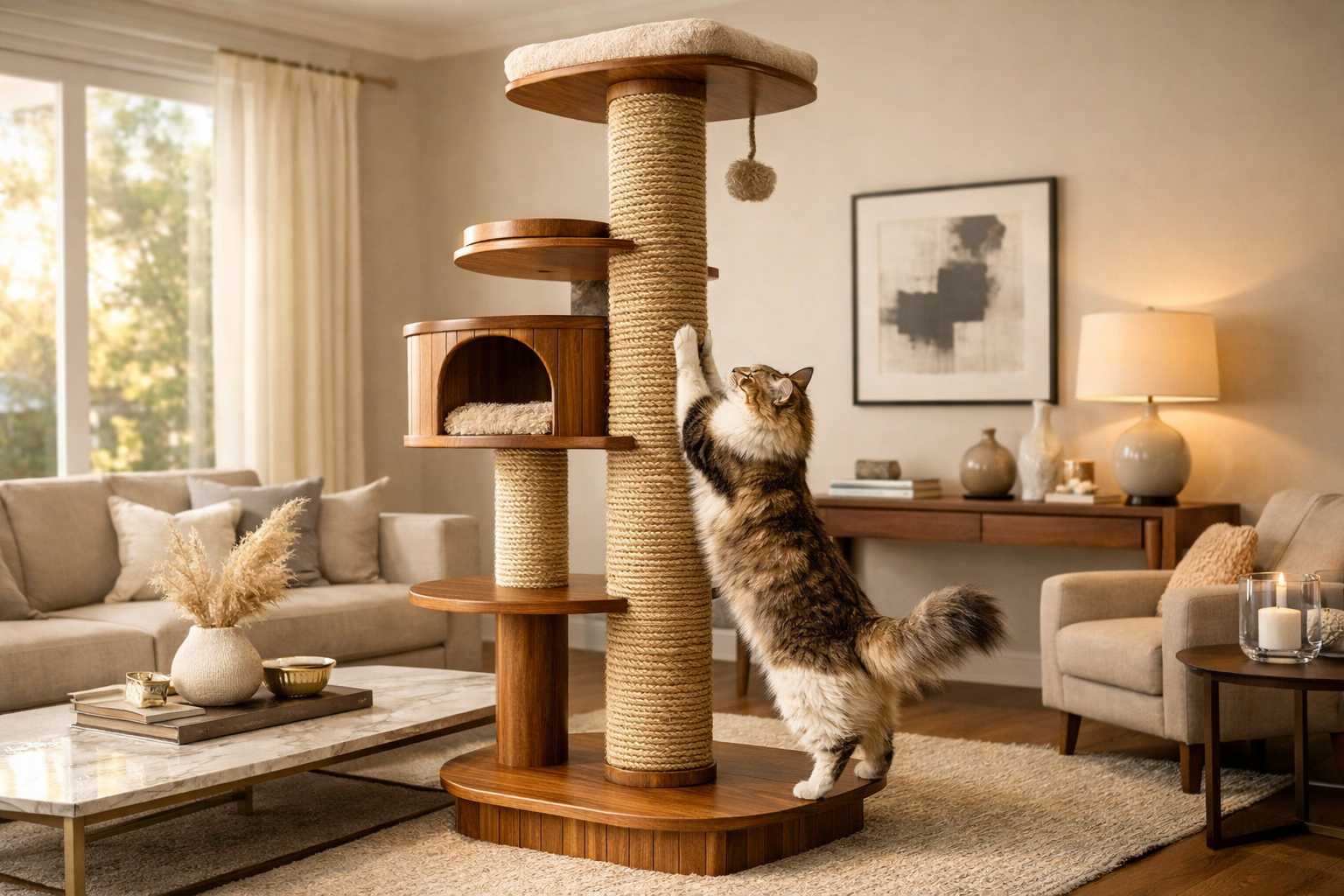 Griffoirs de Luxe pour Chats : Guide des Meilleures Options Haut de Gamme