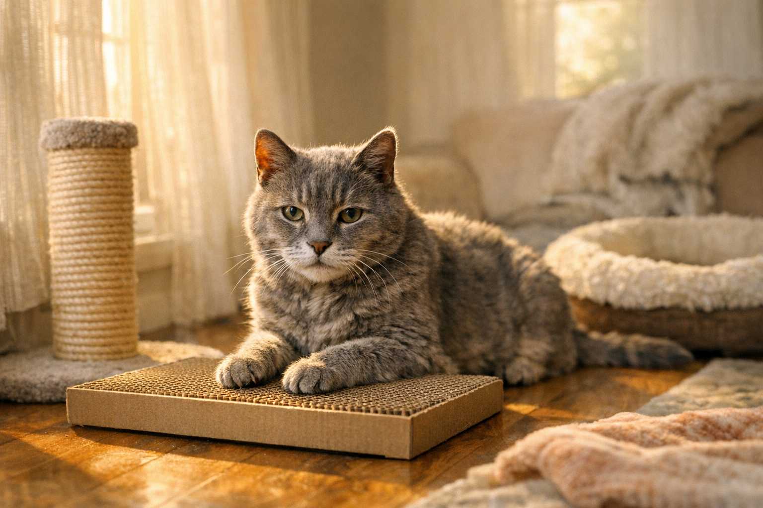Griffage et Arthrite chez le Chat Âgé : Guide Complet d'Adaptation